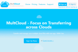 MultCloud：跨网盘传输文件在线服务，支持百度网盘！