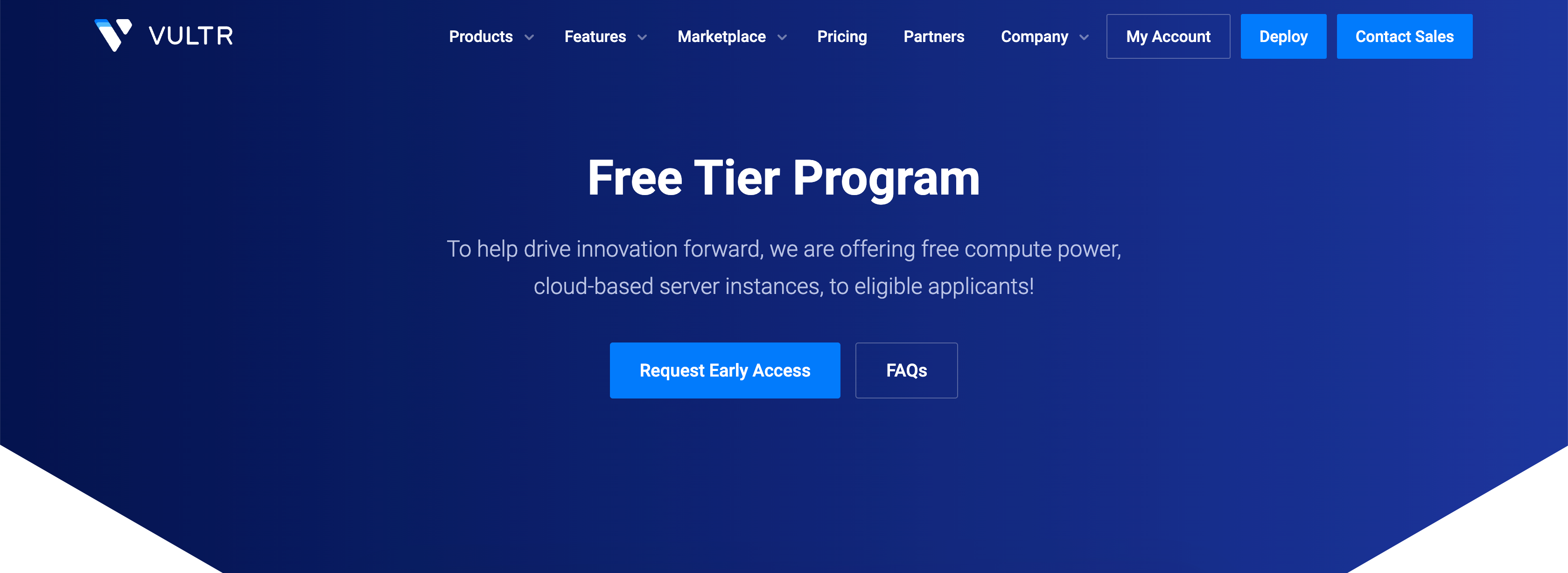  vultr VPS Free Tier Program 