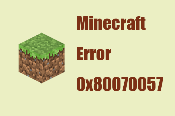 Fix the Minecraft Error 0x80070057 - Error Code Deep Ocean